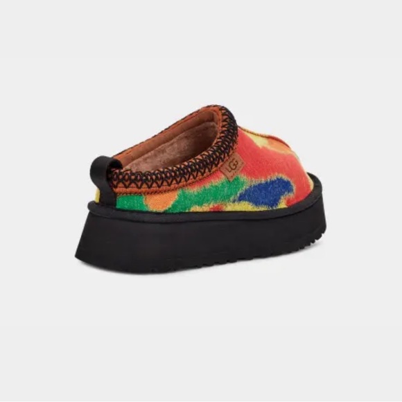 BNIB UGG Tazz Pridepop Platform Slipper Rainbow Multicolor Shoe 6 - Picture 2 of 10